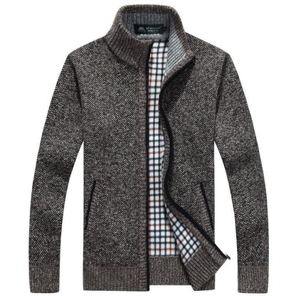 Cardigan Uomo Corto con Zip