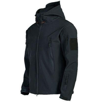 Giacca Uomo Outdoor Impermeabile Antivento con Tasche Antifurto