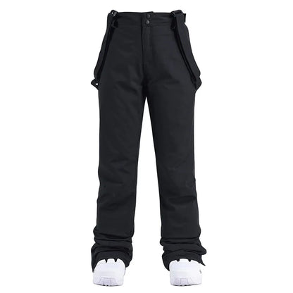 Pantaloni Sci Unisex con Bretelle Invernali Impermeabili