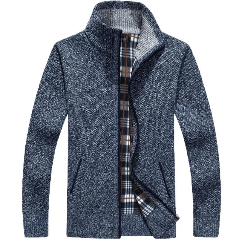 Cardigan Uomo Corto con Zip