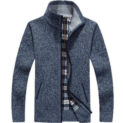 Cardigan Uomo Corto con Zip