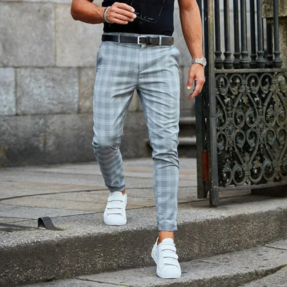 Pantaloni Chino Uomo Classici Vestibilità Regolare