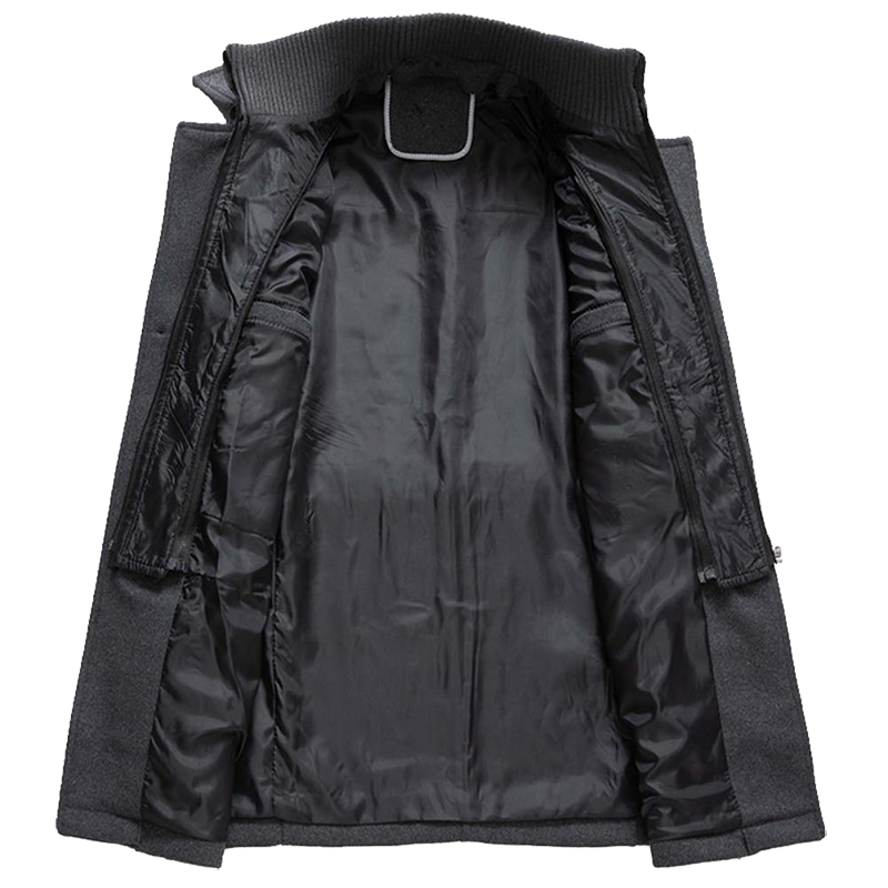 Cappotto Uomo Leggero Caldo Stile Classico