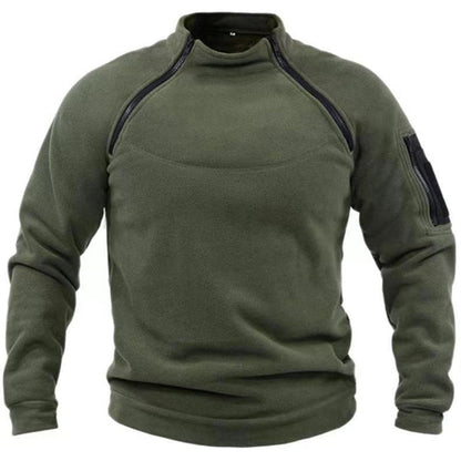 Felpa Uomo in Pile con Fodera Calda Stile Explorer