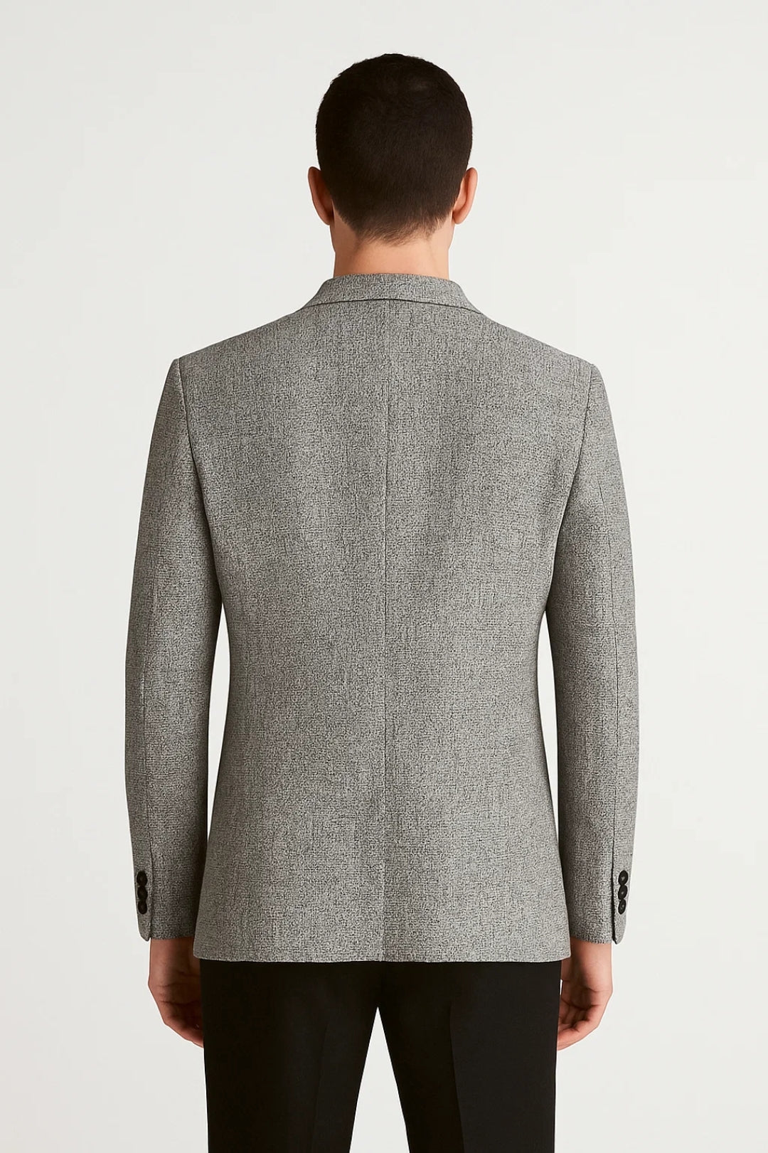Blazer Uomo Slim Fit con Bottoni e Linea Sottile