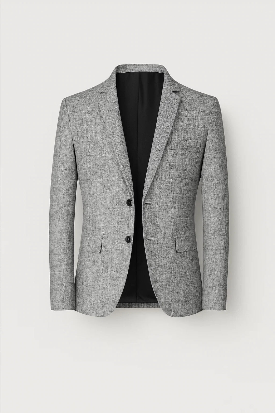 Blazer Uomo Slim Fit con Bottoni e Linea Sottile
