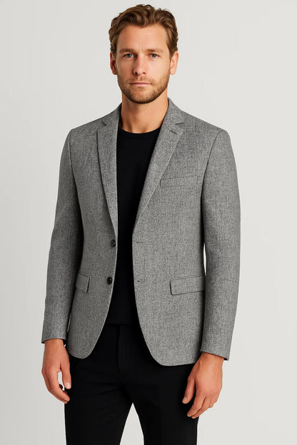 Blazer Uomo Slim Fit con Bottoni e Linea Sottile - Brentozzi