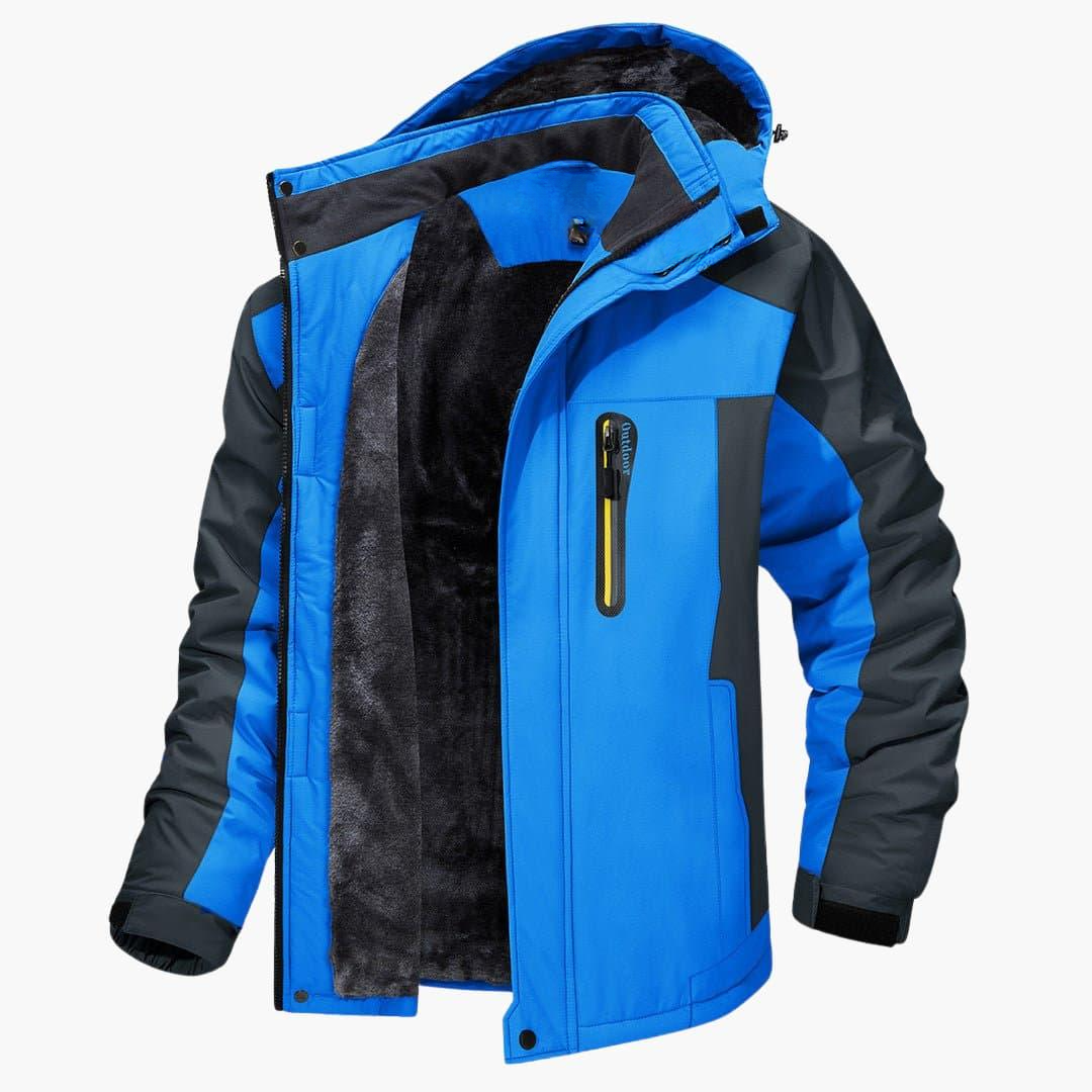 Giacca Invernale Uomo con Fleece per Escursionismo