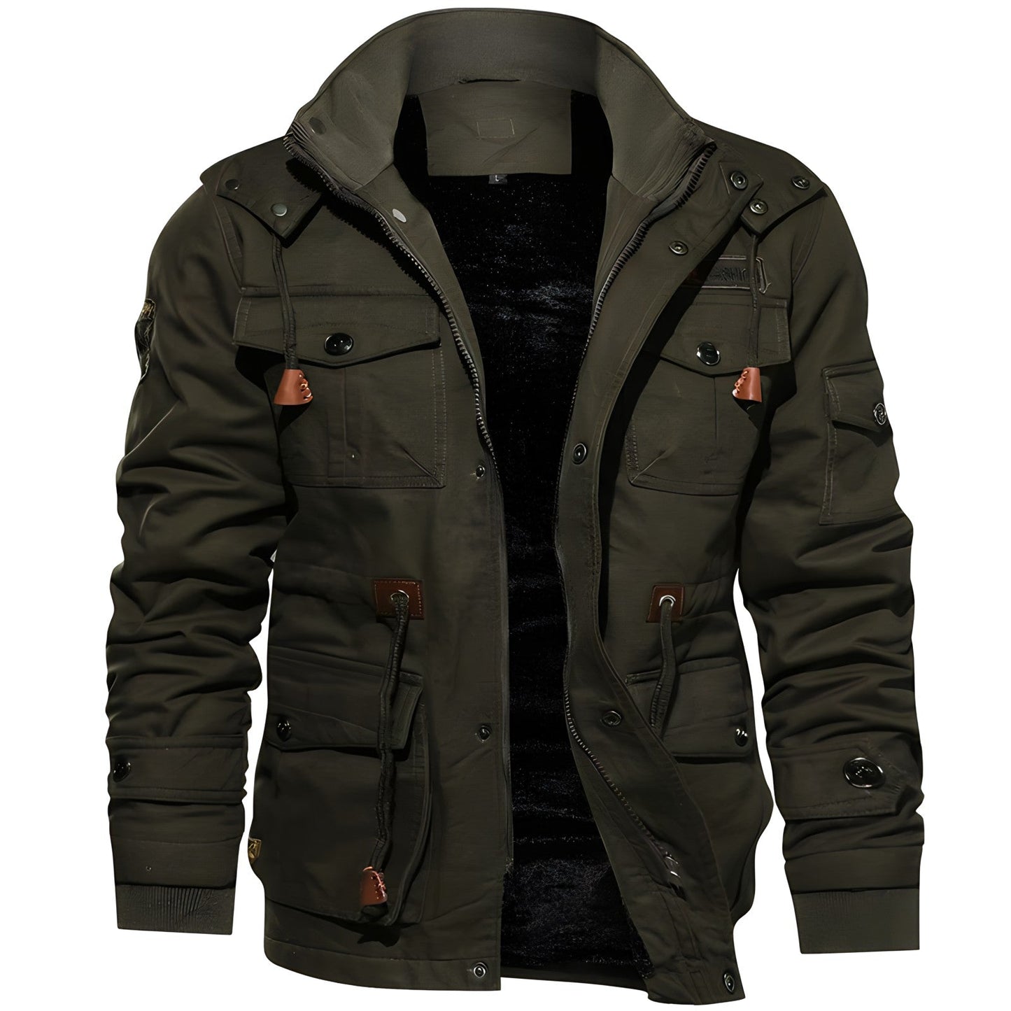 Giacca Militare Uomo con Tasche Regular Fit - Brentozzi