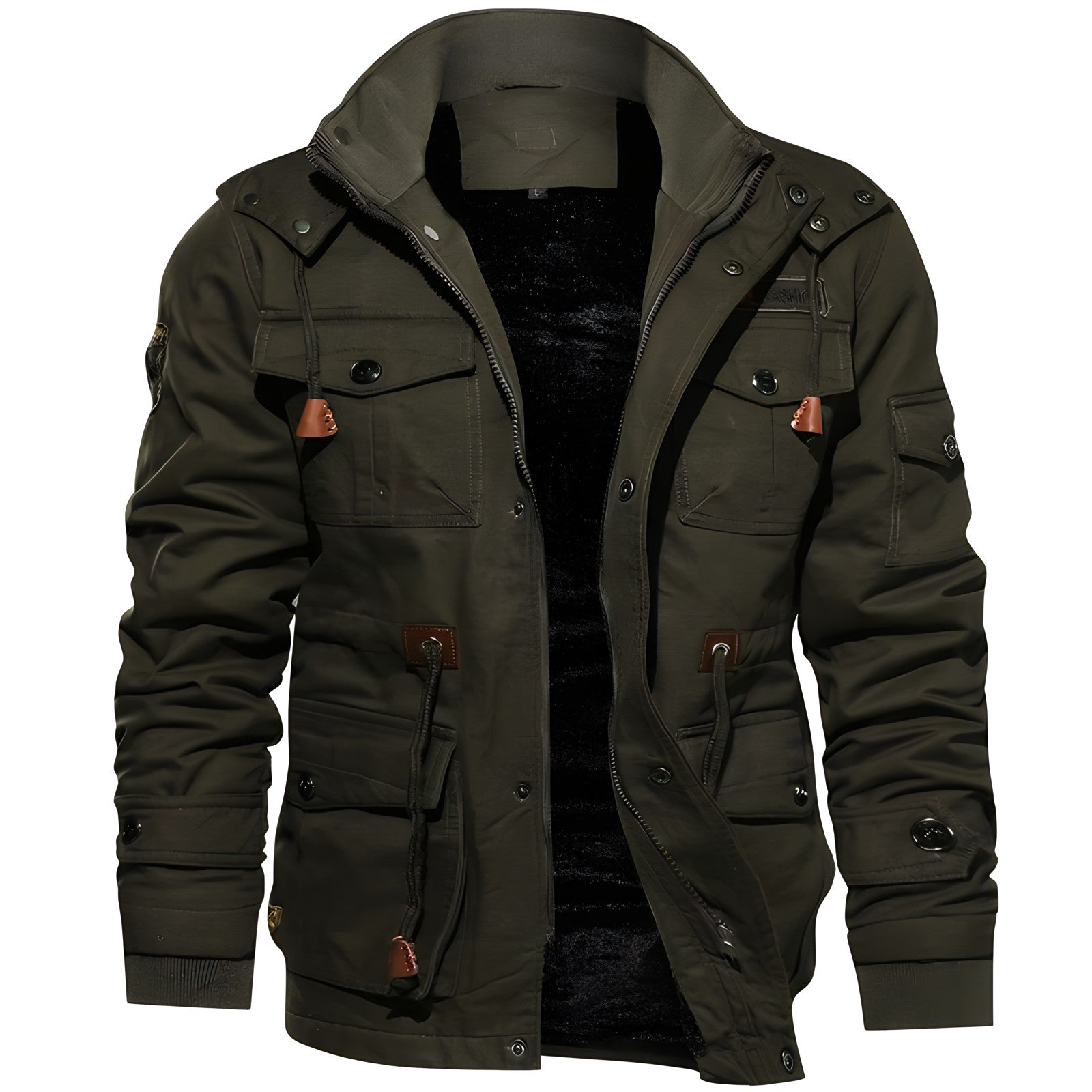 Giacca Militare Uomo con Tasche Regular Fit - Brentozzi
