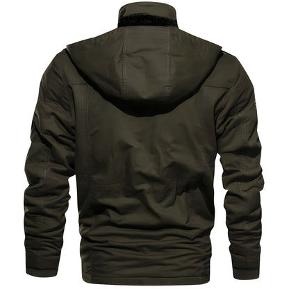Giacca Militare Uomo con Tasche Regular Fit