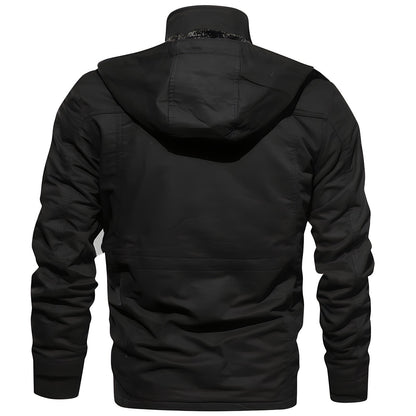 Giacca Militare Uomo con Tasche Regular Fit