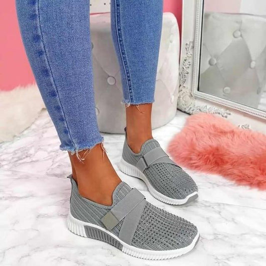 Scarpe Donna Comode con Chiusura a Strappo - Brentozzi