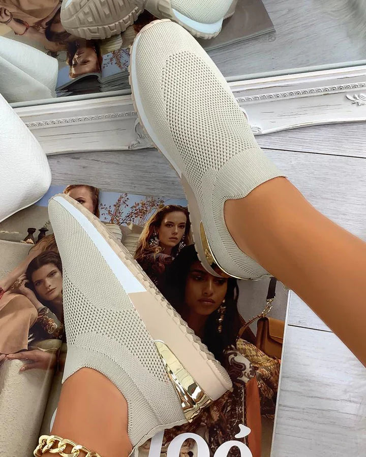 Sneakers Slip-On Donna Leggere Comode per Uso Quotidiano