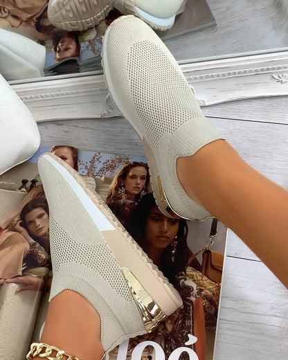 Sneakers Slip-On Donna Leggere Comode per Uso Quotidiano