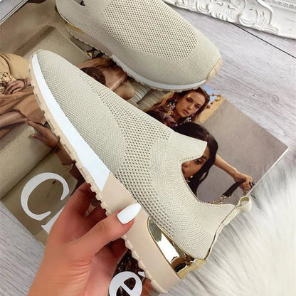 Sneakers Slip-On Donna Leggere Comode per Uso Quotidiano