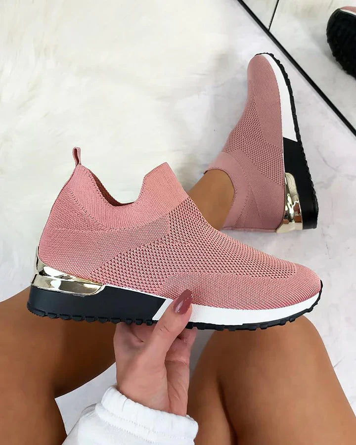 Sneakers Slip-On Donna Leggere Comode per Uso Quotidiano