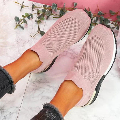 Sneakers Slip-On Donna Leggere Comode per Uso Quotidiano