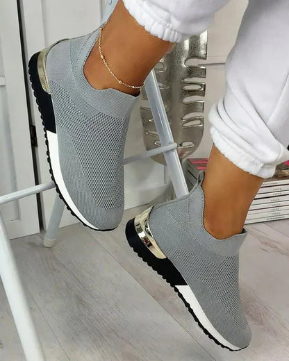 Sneakers Slip-On Donna Leggere Comode per Uso Quotidiano