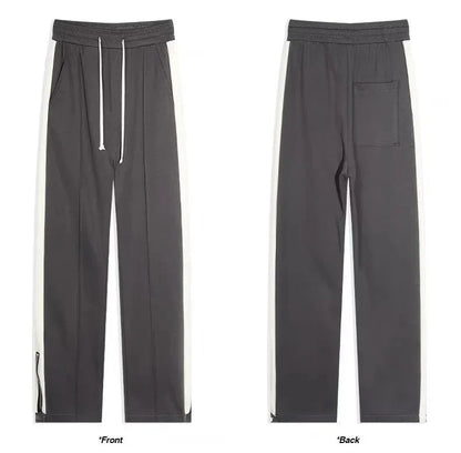 Hose mit geradem Bein – Kordelzug – Baumwolle – Retro-Trainingshose – Herrenhose-Chaps Herrenmode
