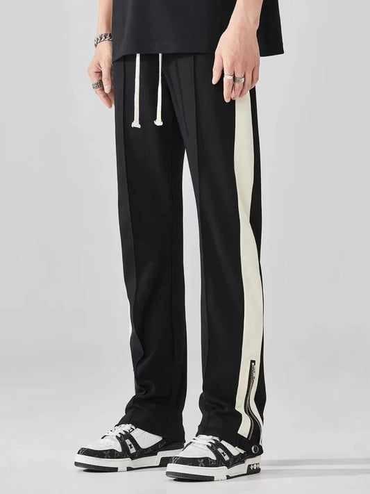 Pantaloni Uomo Cotone Retro con Coulisse Gamba Dritta - Brentozzi