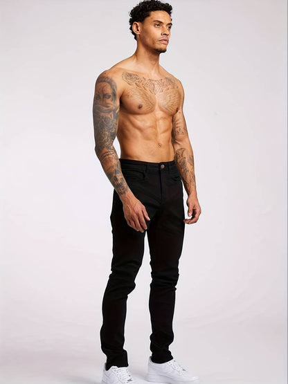 Jeans Uomo Slim Fit Streetstyle Casual Urbana