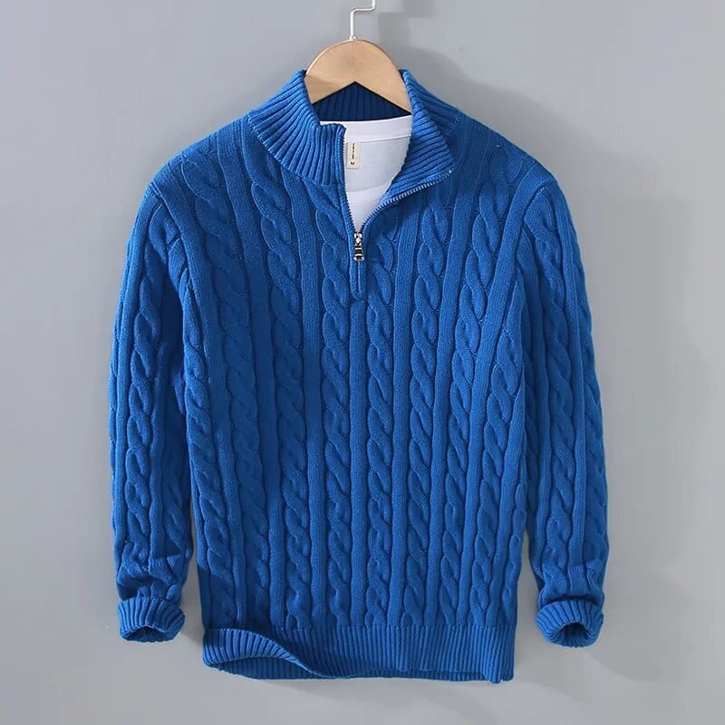 Maglione Uomo in Cotone Casual Moderno Primavera Autunno