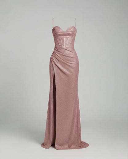Abito Maxidress Donna con Paillettes Elegante