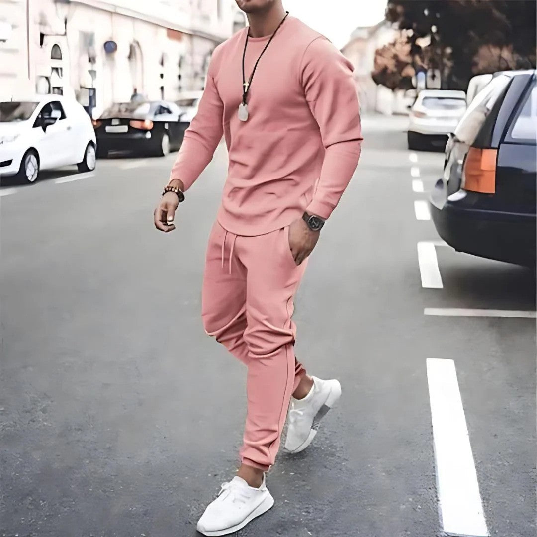 Tuta Sportiva Uomo in Tessuto Tecnico Slim Fit
