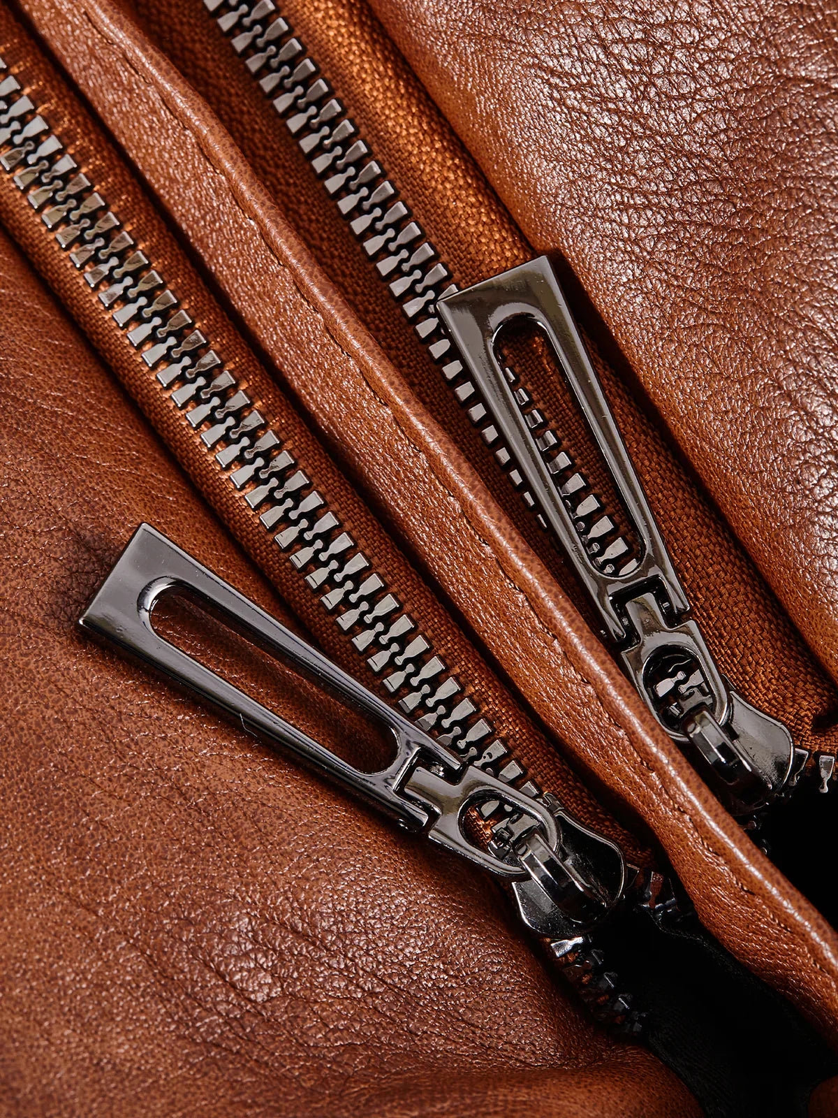 Borsa a Tracolla Donna in Pelle con Zip Dettagli