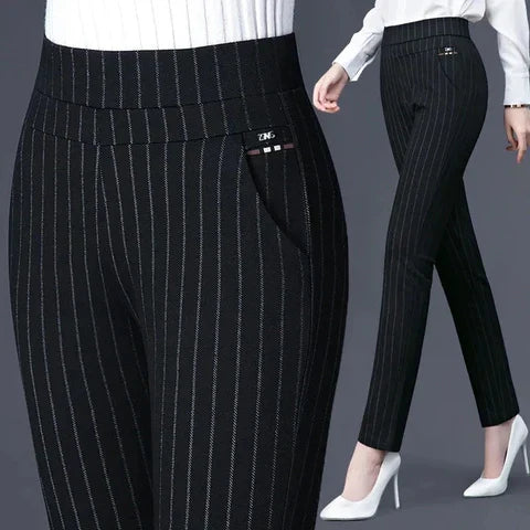 Pantaloni Jogging Donna in Tessuto Stretch Lunghezza Lunga