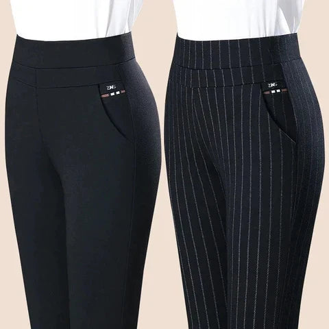 Pantaloni Jogging Donna in Tessuto Stretch Lunghezza Lunga