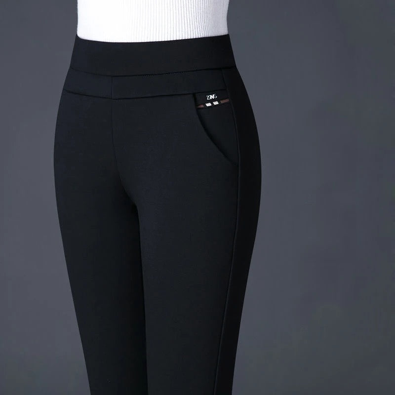 Pantaloni Jogging Donna in Tessuto Stretch Lunghezza Lunga - Brentozzi