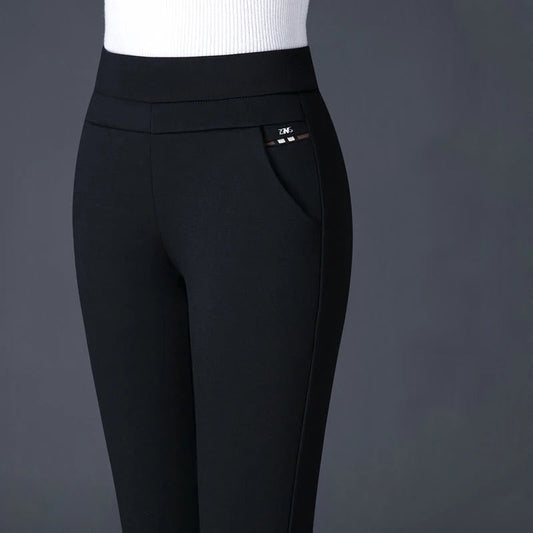 Pantaloni Jogging Donna in Tessuto Stretch Lunghezza Lunga - Brentozzi