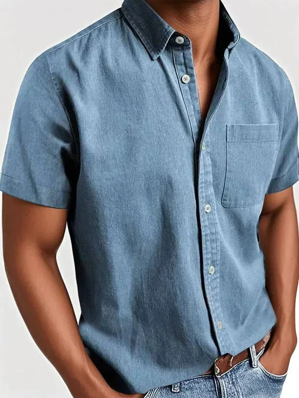 Camicia Uomo Cotone Comfort Casual