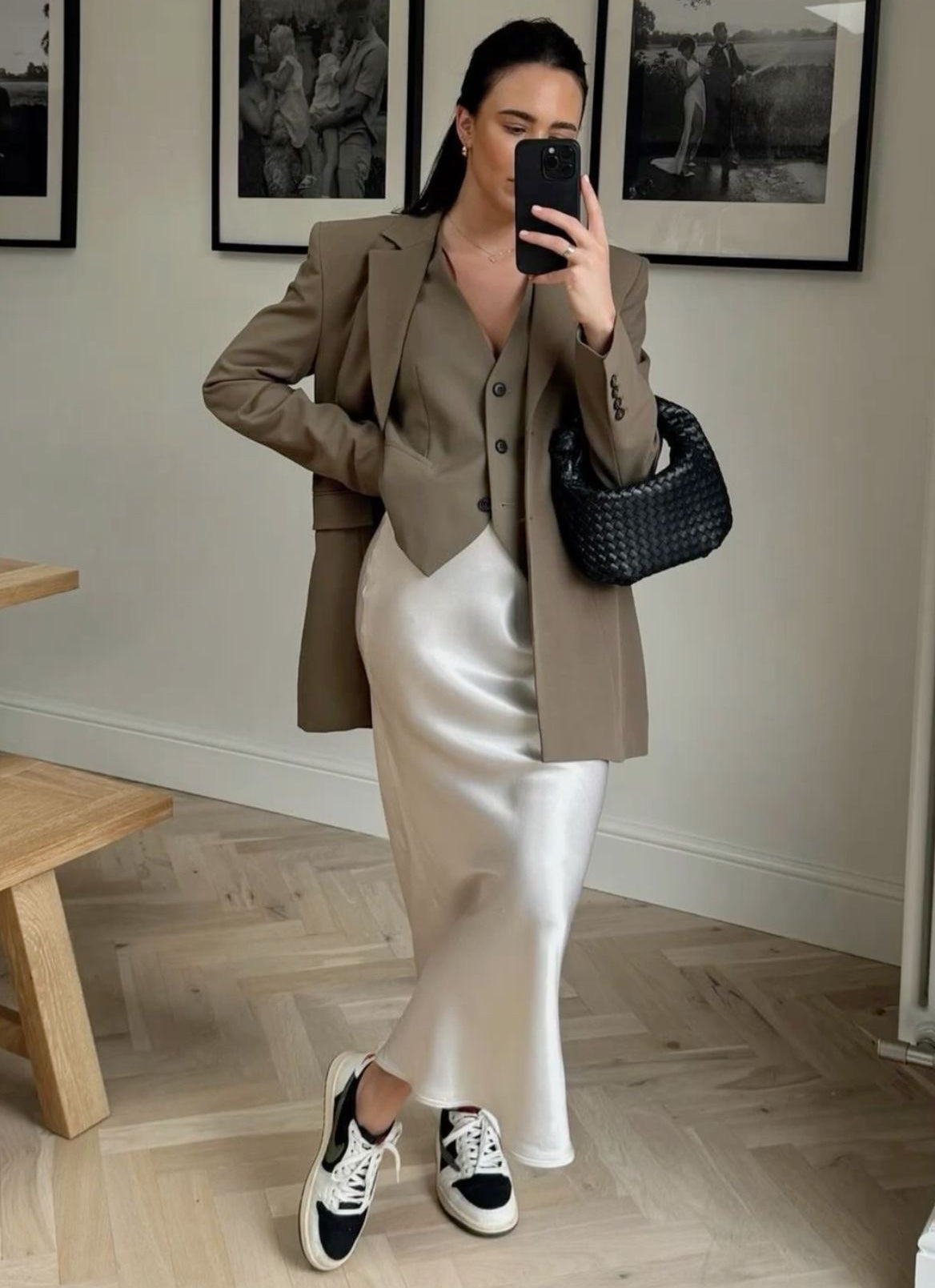 Gonna Maxi Donna con Superficie Strutturata