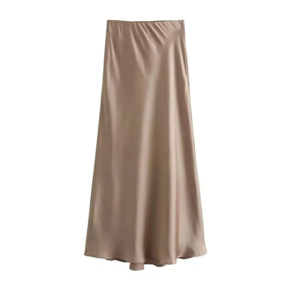 Gonna Maxi Donna con Superficie Strutturata