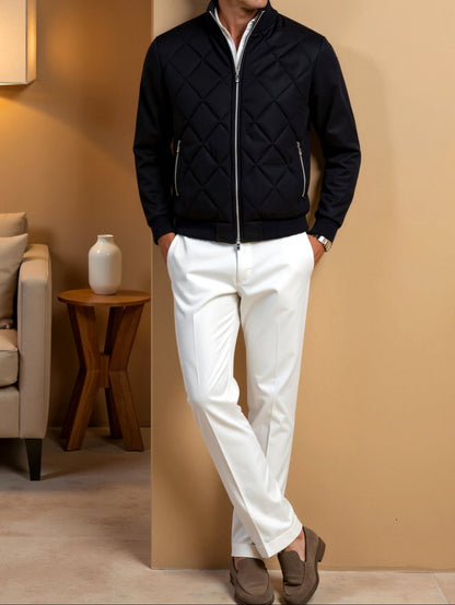 Giacca Uomo Imbottita Struttura Lineare Slim Fit