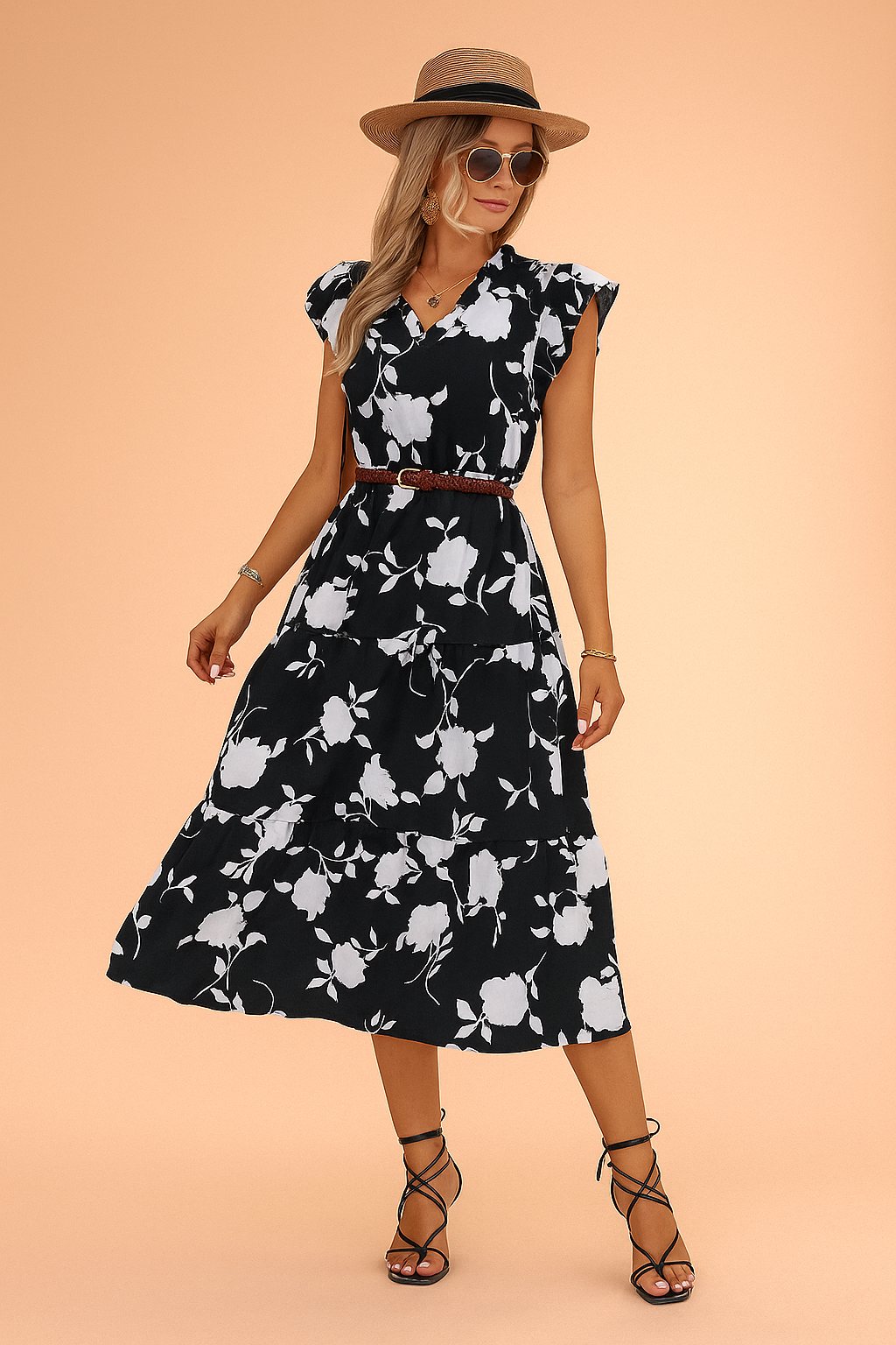 Abito Estivo Donna Elegante Semplice Vestibilità Classica - Vesarelli