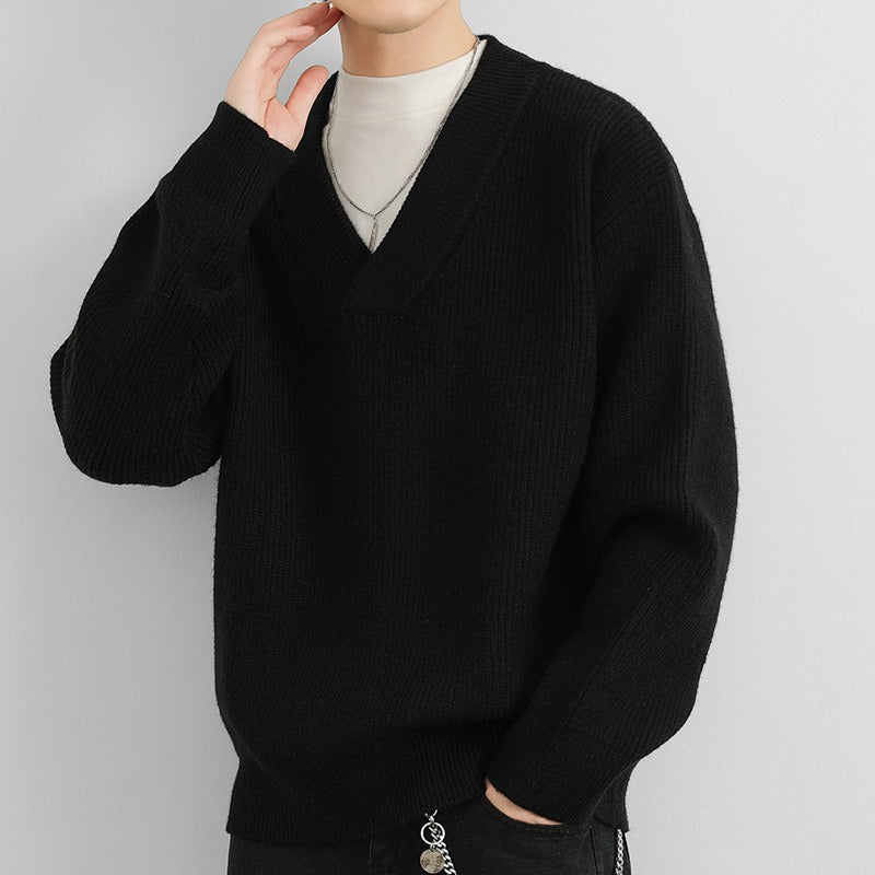 Maglione Uomo Classico Scollo a V Vestibilità Regular - Brentozzi