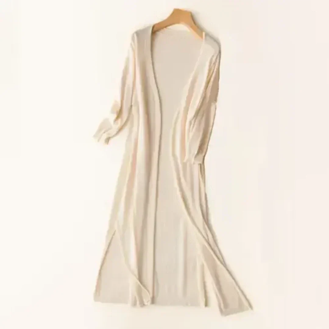 Cardigan Donna Manica Lunga Lunga Vestibilità - Brentozzi