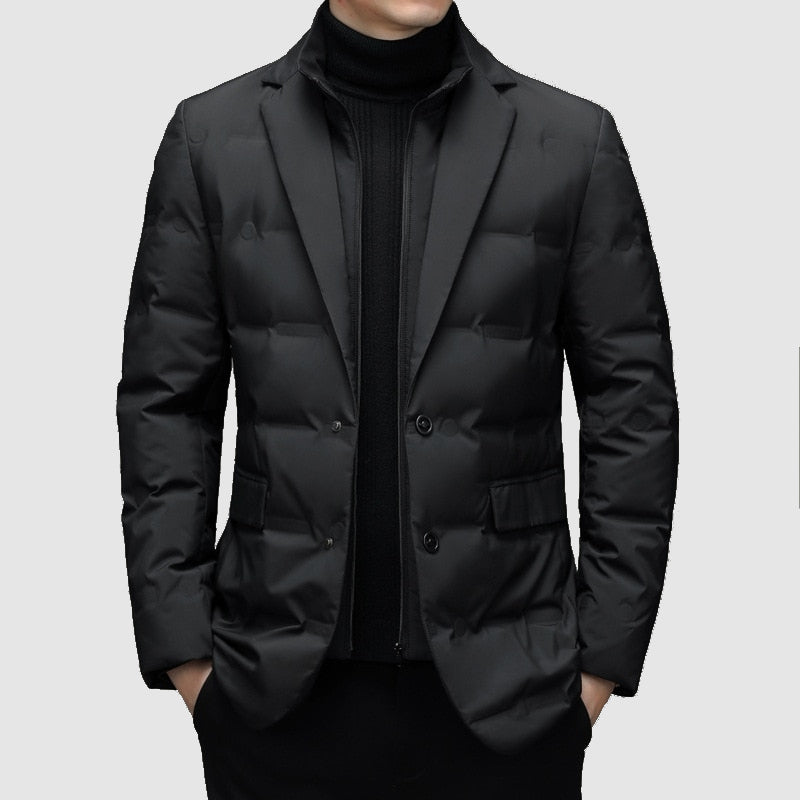 Giacca Parka Uomo Calda Elegante Vestibilità Regolare - Brentozzi