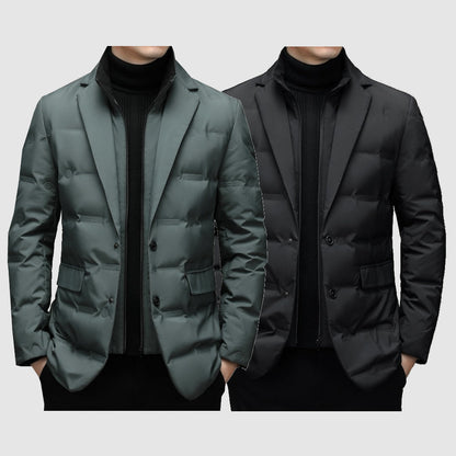 Giacca Parka Uomo Calda Elegante Vestibilità Regolare