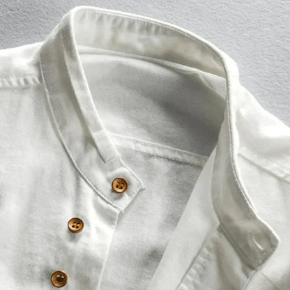 Camicia Uomo Manica Lunga Stile Giapponese