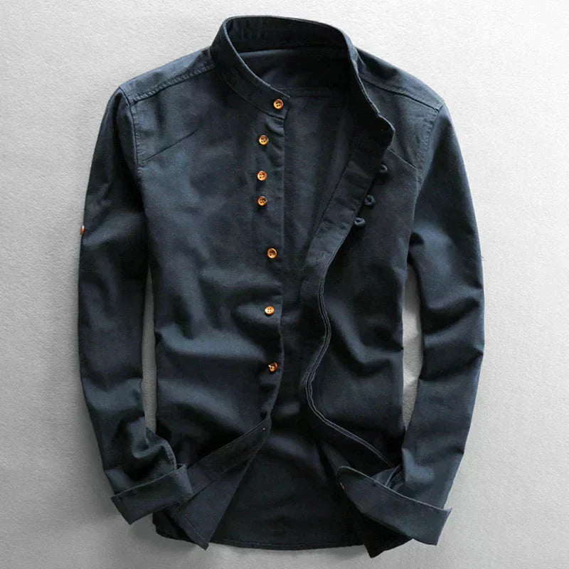 Camicia Uomo Manica Lunga Stile Giapponese - Brentozzi