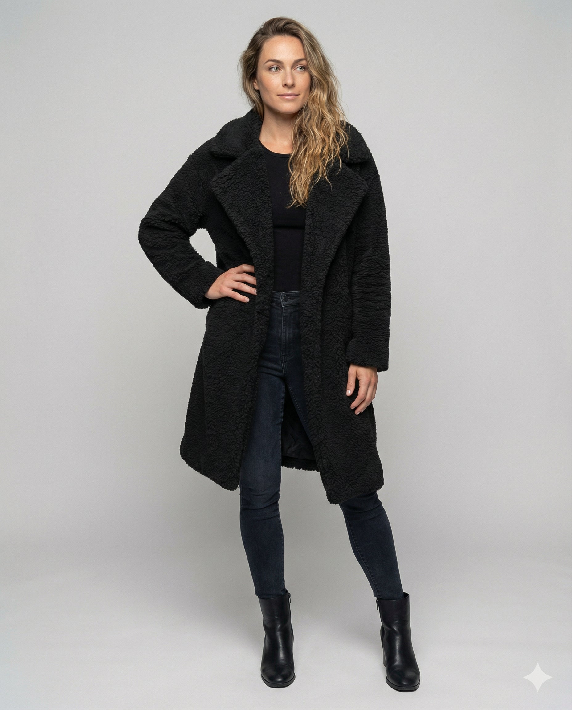 Giacca Teddy Donna Morbida Casual - Brentozzi