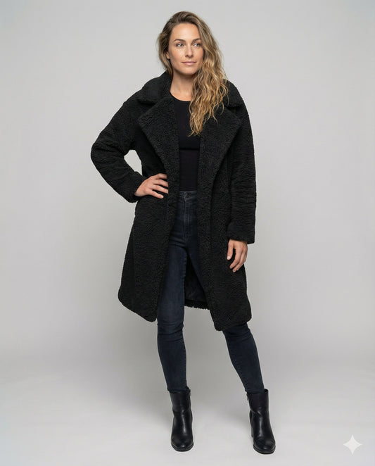 Giacca Teddy Donna Morbida Casual - Brentozzi