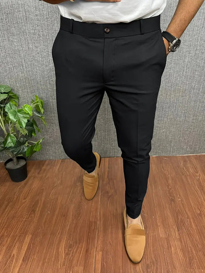 Pantaloni Uomo Mezzo Formali Taglio Classico