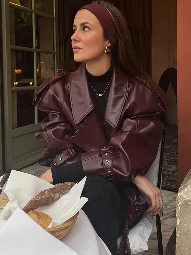 Giacca Donna con Dettagli Spalle Elegante Vestibilità