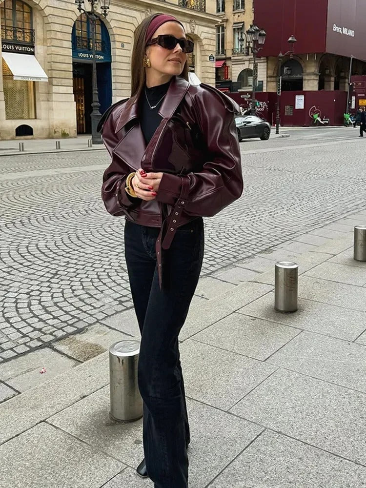 Giacca Donna con Dettagli Spalle Elegante Vestibilità